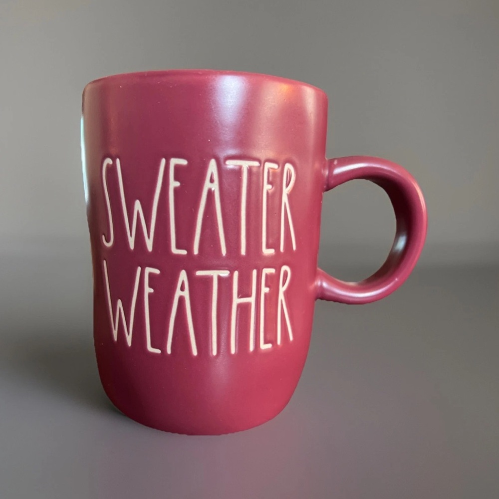 RAE DUNN ARTISAN COLLECTION SWEATER WEATHER STONEWARE MUG